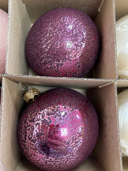 Шар елочный стекл. 8 см, [118]